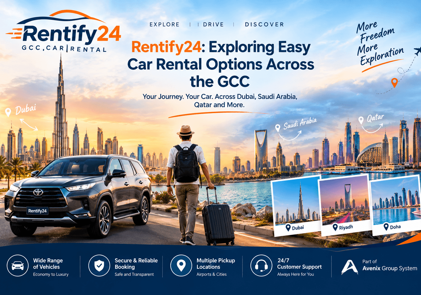 Rentify24: Exploring Easy Car Rental Options Across the GCC