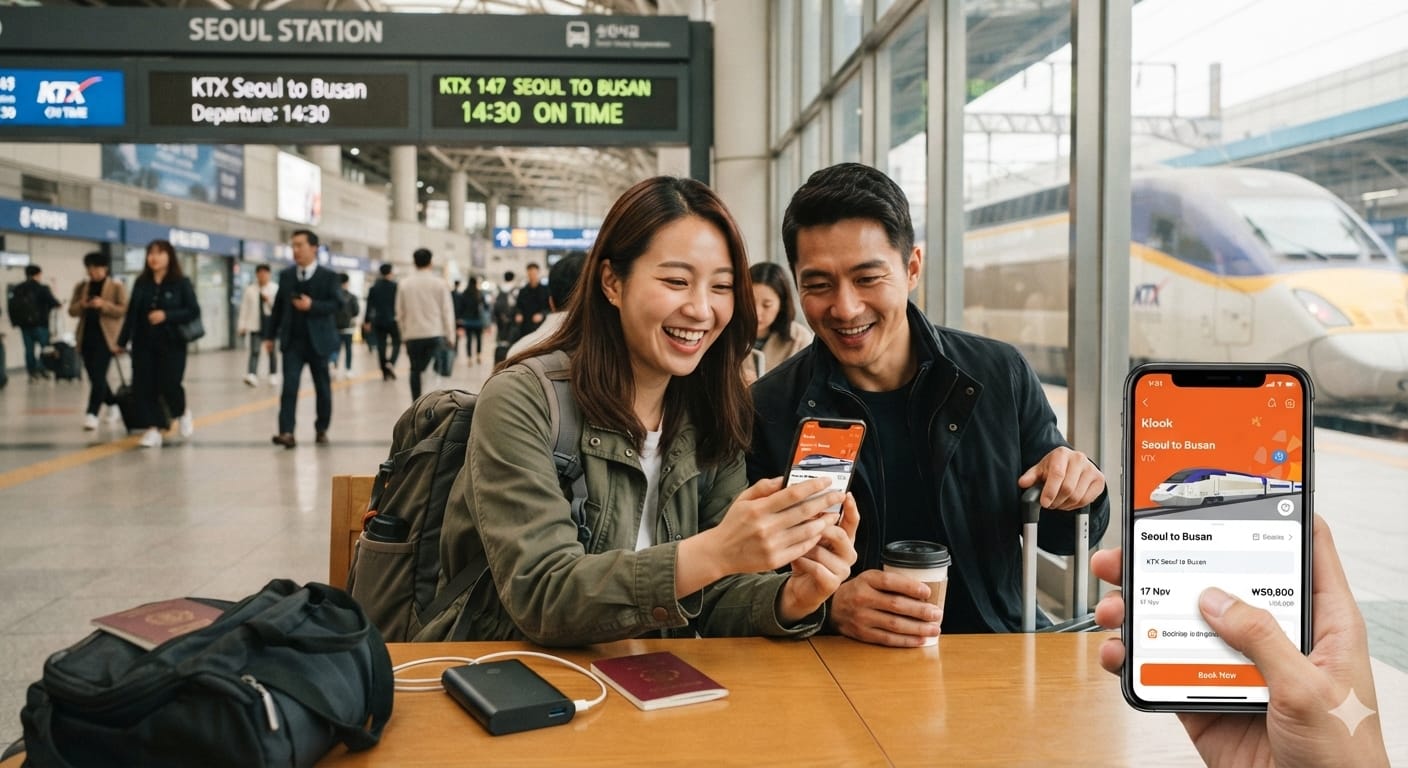 Seoul to Busan by KTX: How to Book Train Tickets on Klook